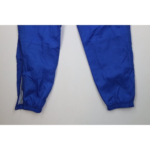 Vintage 90s Reebok Mens XL Classic Logo Lined Windbreaker Joggers Pants Blue - Picture 13 of 14